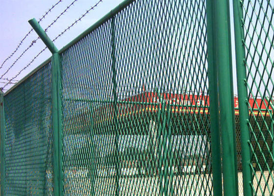 hoja ampliada de aluminio de los 4ft de los x 8ft Diamond Hole Perforated 8m m para la pared de la seguridad